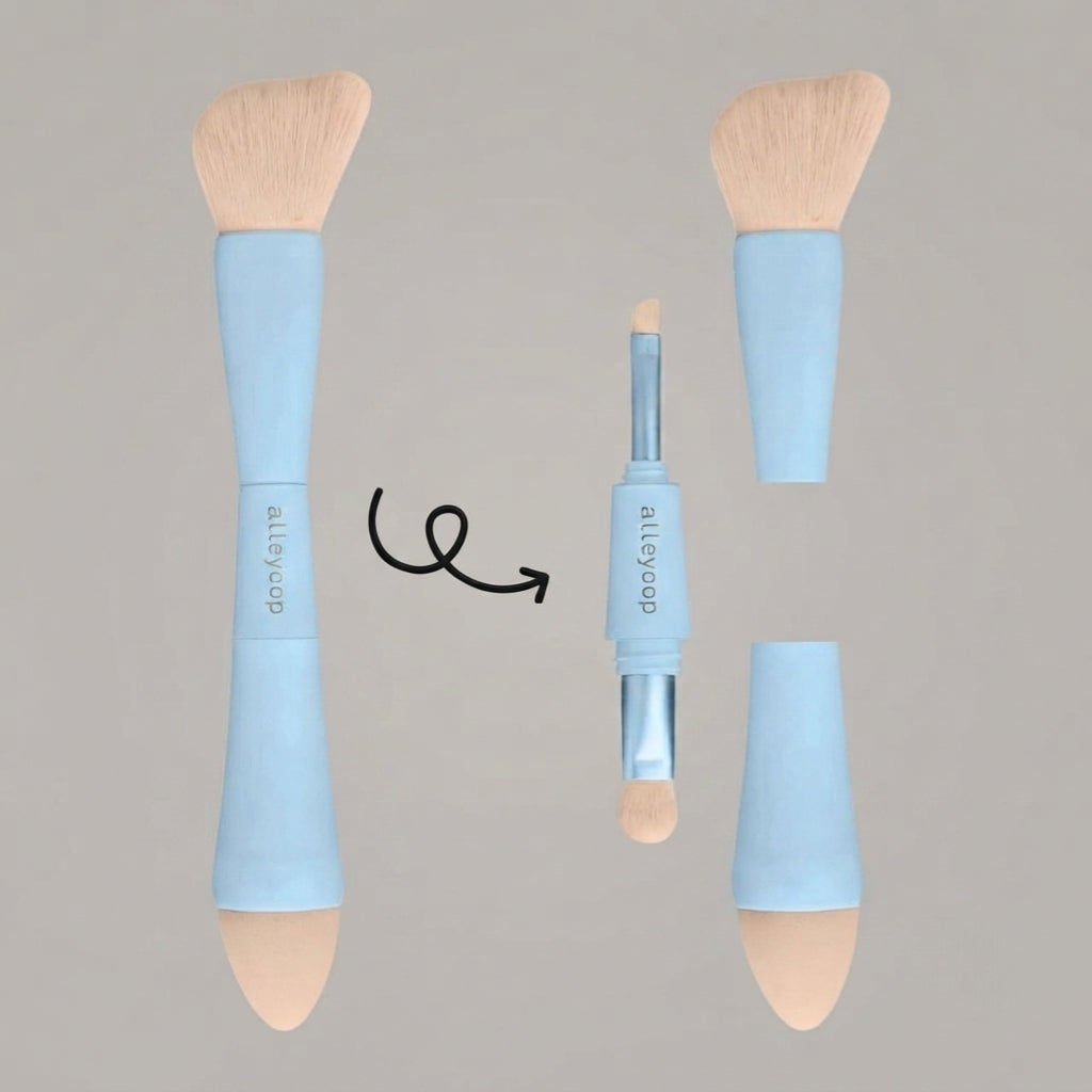 Divaura GlamBrush™ — 4-in-1 Multi-Function Makeup Brush