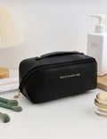 Divaura LuxePouch™ — Premium Leather Makeup Pouch