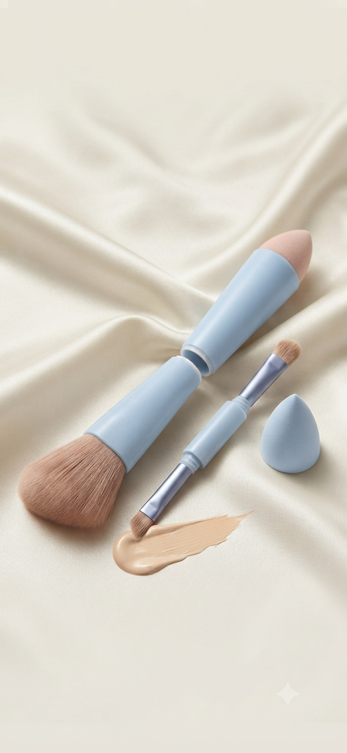 Divaura GlamBrush™ — 4-in-1 Multi-Function Makeup Brush