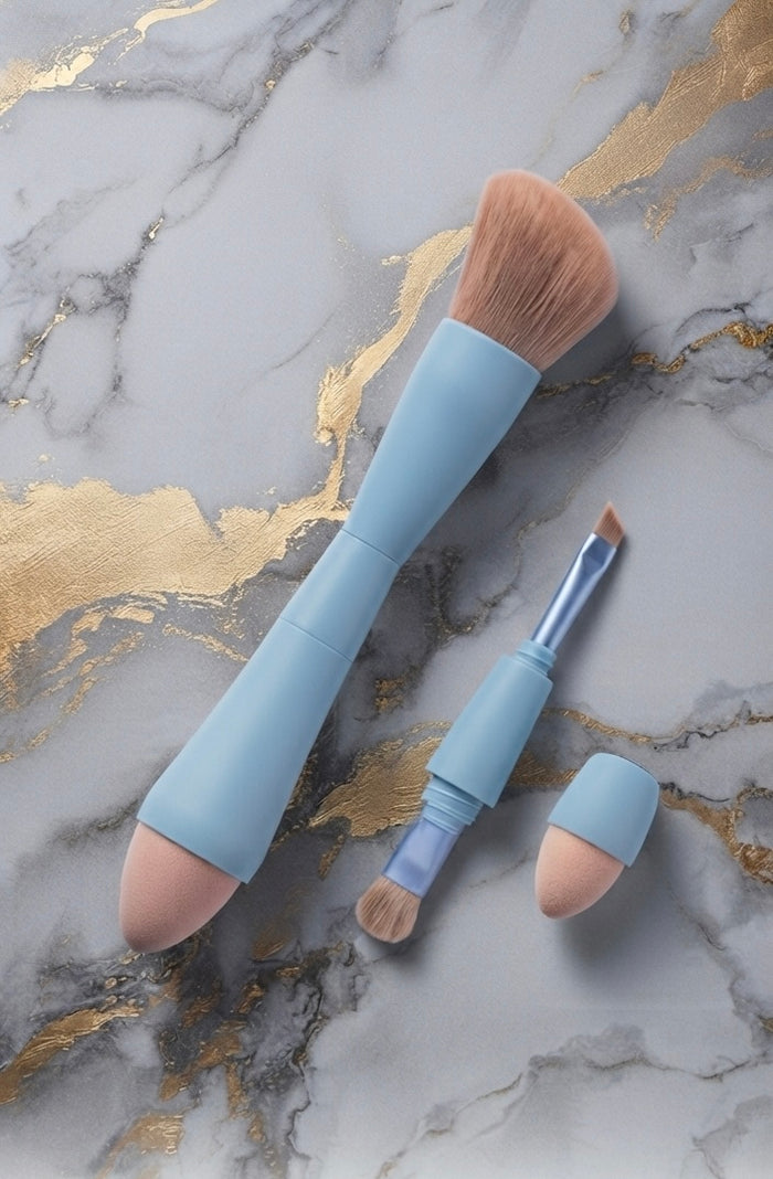 Divaura GlamBrush™ — 4-in-1 Multi-Function Makeup Brush