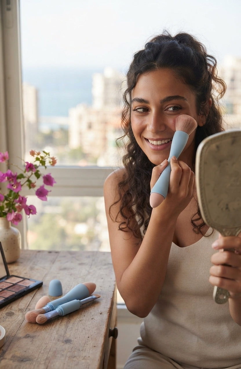 Divaura GlamBrush™ — 4-in-1 Multi-Function Makeup Brush